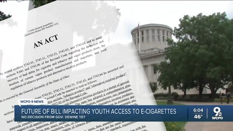 Gov. DeWine yet to sign bill loosening laws limiting e-cigarettes