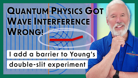 Was Quantum Physics Fooled By Young’s Double-Slit Experiment? - Chapter 3