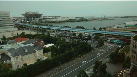 Odaiba Tokyo Japan Time Lapse Day to Night Beautiful Busy International City