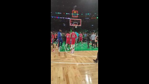 James Harden tells the Sixers to go to the locker room after their win