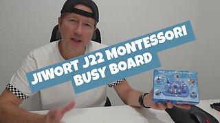 JIWORT J22 Toddler Baby Busy Board with LED Light | Quick Review 2024