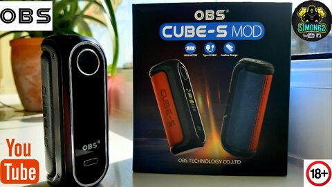 OBS CUBE S - MOD REVIEW 🔞 #obccubesmod#18650singlebatterymod#vape