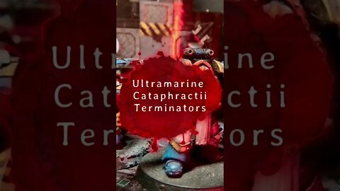 Horus Heresy Ultramarine Cataphractii Terminators #shorts #warhammer40k #horusheresy #gamesworkshop