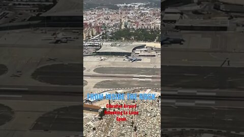 Inside The Rock of Gibraltar overlooking the Airport and La Linea, Spain 😳