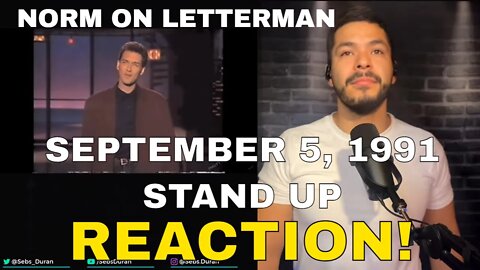 Norm Macdonald David Letterman Appearances Reactions #2 | September 5, 1991. Stand-up