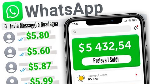 Vieni Pagato Per Inviare Messaggi Su WhatsApp - Come Fare Soldi Online 2023