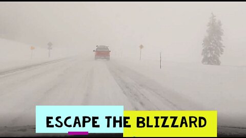 Escaping the Grand Teton Blizzard (White out, reroutes, Colorado, hiking in the snow)