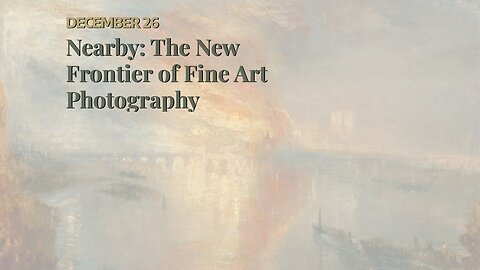 Nearby: The New Frontier of Fine Art Photography