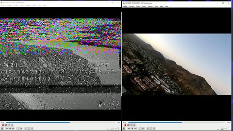 Fpv view vs HD DVR recording Side by side view