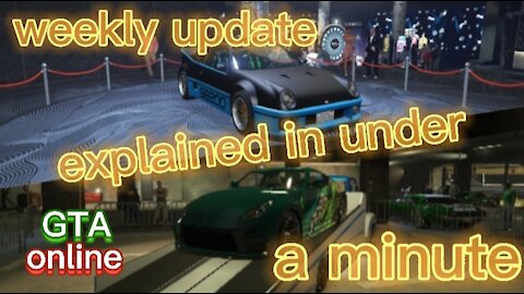 GTA Online Weekly Update explained in under a minute