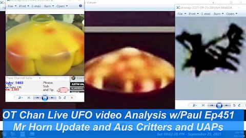 UFO vid catch Up Analysis + Michael Horn deluded and close minded blocks me - OT Chan Live-451