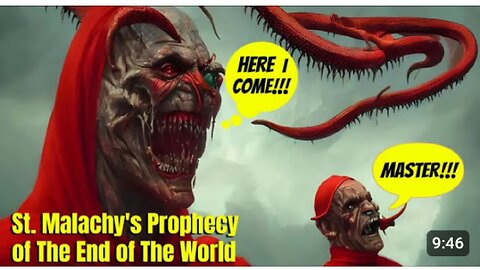 PROPHECY ALERT!!! St. Malachy's Prophecy of the End of The World Coming To Pass RIGHT NOW? (09:45)