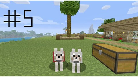 minecraft xbox 360 lets build episode 5 - got 2 dogs and a horse