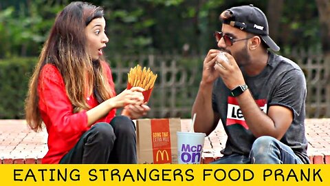 Eating Food From Strangers - food prank