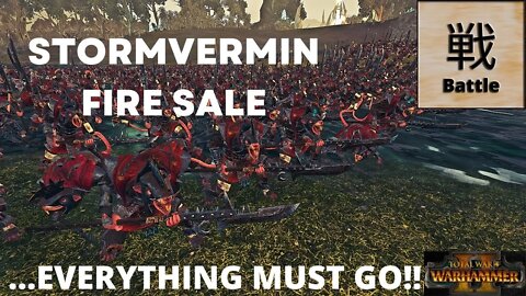 Stormvermin Fire Sale - Everything Must Go!!