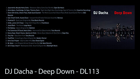 DJ Dacha - Deep Down - DL113