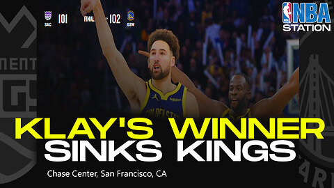 KLAY'S WINNER SINKS KINGS😤Warriors 102 - Kings 101, Game Recap Highlights | Nov. 1, 2023