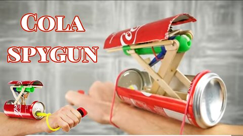 How To Make A Cola Spy Gun || DIY Spy Gun || Creator Craft