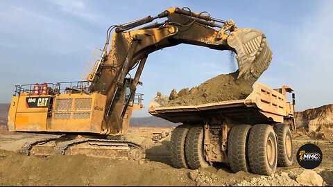 Caterpillar 6040 Excavator Loading A Dumber | Operator POV