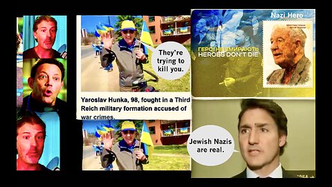 Nazis Disguised As Jews Run World Governments Ukraine Zelenskyy Canada ADL Awaken Lied To Generation