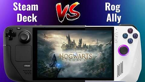 Hogwarts Legacy | FSR Quality - Low Settings | Steam Deck Vs ROG Ally