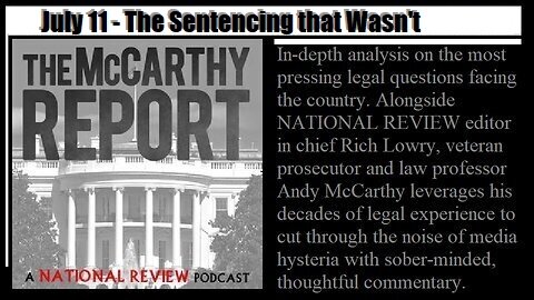 McCarthy Report 265: The Sentencing That Wasn't