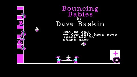 Bouncing Babies (PC - 1984) saving 100+ babies