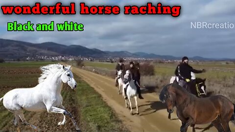 Dangeres horse raching, wonderful race between horse