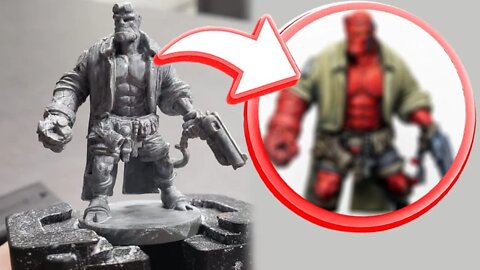 Pintando Miniatura - Hellboy (Board Game)