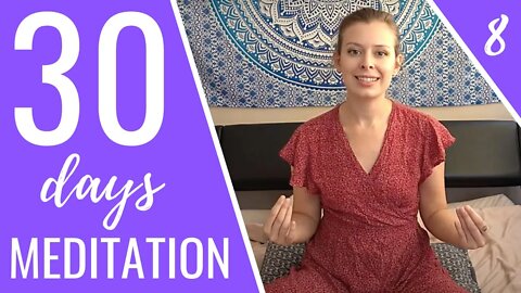 Vipassana Meditation | Day 8 | 30 Days Meditation Challenge (Guided for Beginners)