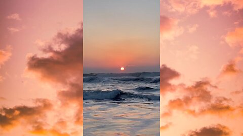 Nature of God || Big wave || Peace waves |sunset || beautiful #nature #Bigwaves#viral #trending