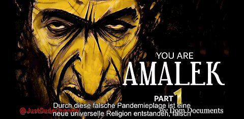 YOU ARE AMALEK pt1 (german subtitles hardcoded)