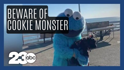 Santa Cruz authorities warn people not to engage with man dressed as Cookie Monster