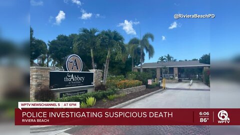 Police investigate suspicious death in Riviera Beach