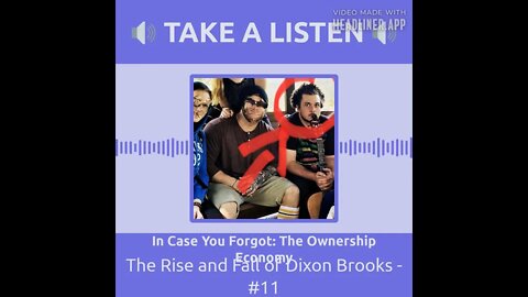 In Case You Forgot: The Ownership Economy - 30s - Take a Listen 1:1