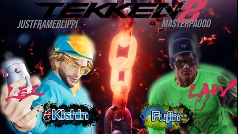 Tekken 8 Ranked - Road to Bushin - JustFrameBlippi (Lee - Kishin) vs Masterpaooo (Law - Fujin)