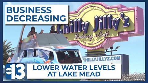 Business decreasing around Lake Mead because of lower water levels