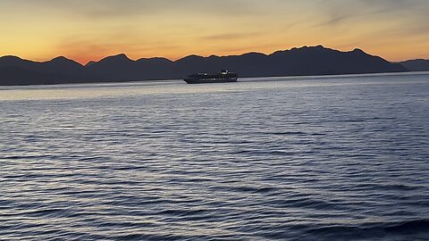 Another cruise ship at sea