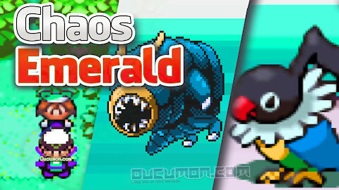 Pokemon Chaos Emerald - A New Funny GBA Hack ROM has X Forms, no HMs, new fakemon, betamon 2021