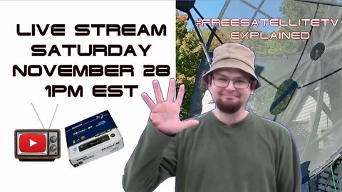 Live Free To Air Satellite Explained Saturday November 28 @1pm est