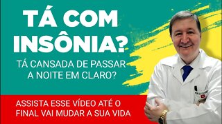 INSÔNIA aprenda como resolver esse problema com rapidez e naturalmente com suplementação inteligente