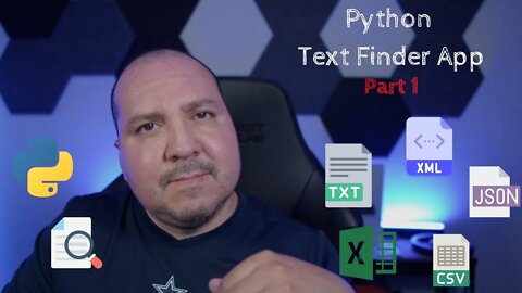 Python Text Finder App - Part 1 - Search Text in files