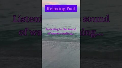 Beach Bliss & A Relaxing Secret! 🌊😌 | Must-Know Calming Fact #beachvibes #beach @AmbientNoiseCo.