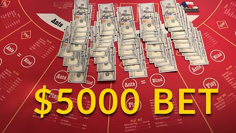 ¿Ganan esta apuesta de Baccarat de $ 5000?