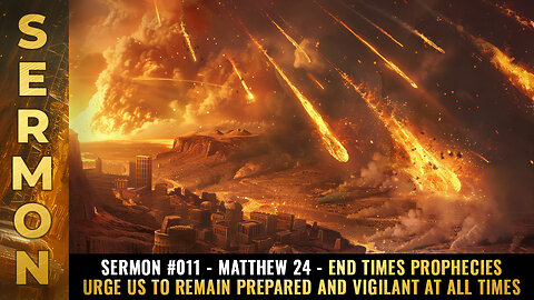 Mike Adams sermon 011 - Matthew 24 - End Times prophecies urge us to remain prepared and vigilant at all times