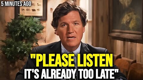 Tucker Carlson LAST WARNING- 'im EXPOSING the whole thing, even if it gets me k-lled'