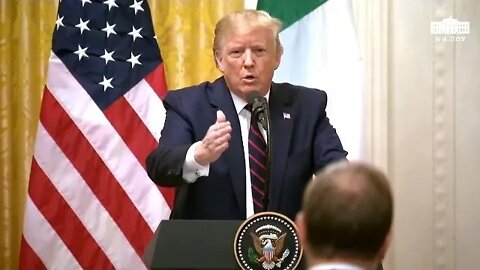 Trump And Italian President Mattarella Hold Joint Press Conference