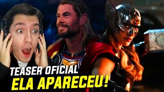 SAIU O PRIMEIRO TRAILER DE THOR 4: AMOR E TROVÃO! | REAÇÃO E ANÁLISE