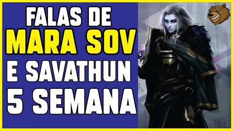 DESTINY2 │FALAS DE MARA SOV E SAVATHUN SEMANA 5