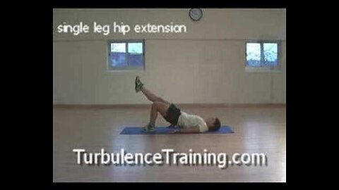 single leg hip extension